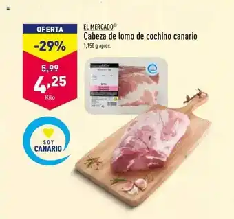 ALDI Cabeza De Lomo De Cochino Canario oferta