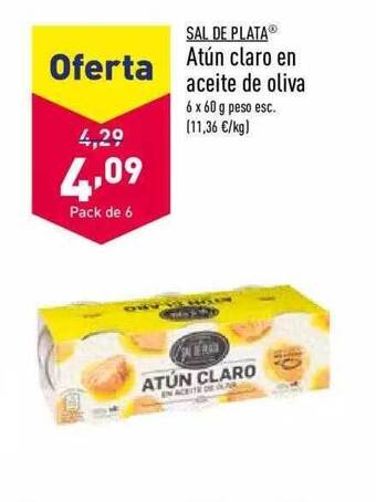 ALDI Atún Claro En Aceite De Oliva oferta