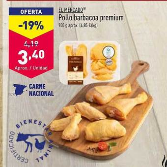 ALDI Pollo Barbacoa Premium oferta