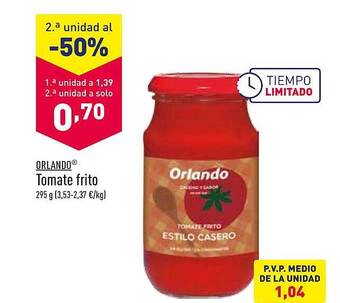 ALDI Tomate Frito oferta