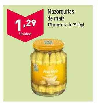 ALDI Mazorquitas De Maíz oferta