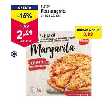 ALDI Pizza Margarita oferta