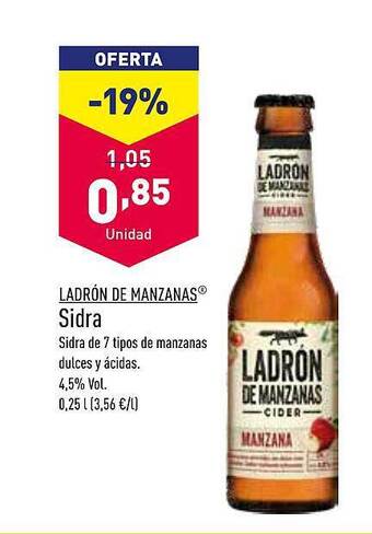 ALDI Ladrón De Manzanas Sidra oferta