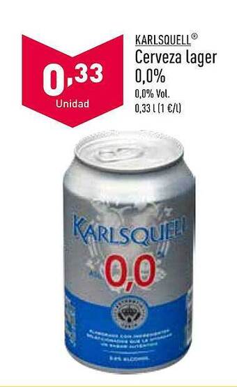 ALDI Karlsquell Cerveza Lager oferta