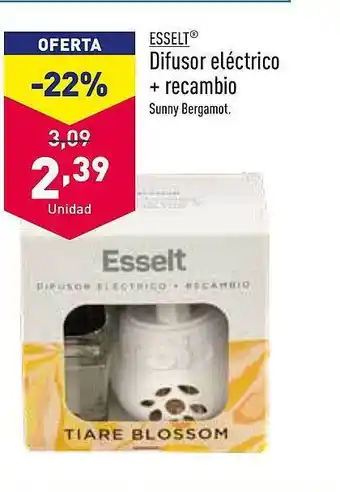 ALDI Difusor Eléctrico + Recambio oferta