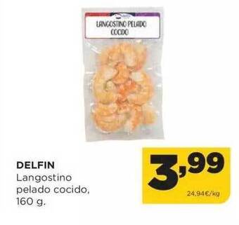 Alimerka Delfin Langostino Pelado Cocido oferta