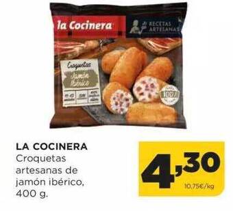 Alimerka La Cocinera Croquetas Artesanas De Jamón Ibérico oferta
