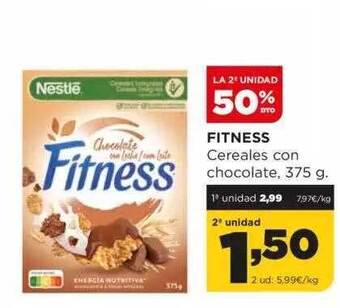 Alimerka La 2a Unidad 50% Dto Fitness Cereales Con Chocolate oferta