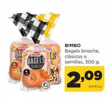 Alimerka Bimbo Bagels Brioche Clásicos O Semillas oferta