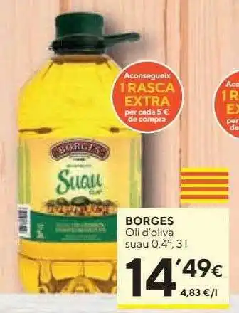 Caprabo Borges Oli D'oliva Suau 0.4° oferta