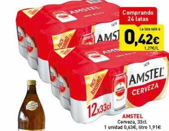 Hiperber Amstel Cerveza oferta