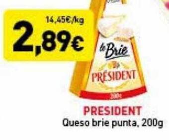 Hiperber President Queso Brie Punta oferta
