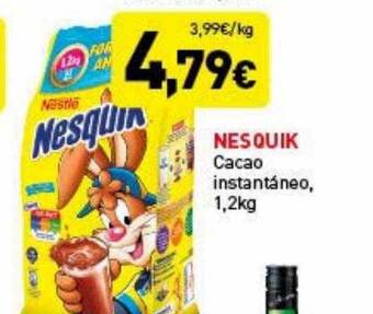 Hiperber Nesquik Cacao Instantáneo oferta