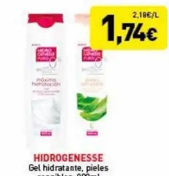 Hiperber Hiddrogenesse Gel Hidratante Pieles oferta