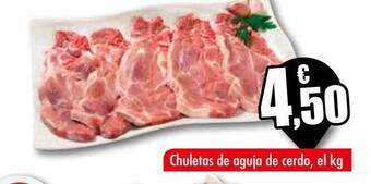 Unide Supermercados Chuletas De Aguja De Cerdo oferta