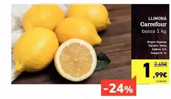 Andorra 2000 Llimona Carrefour oferta