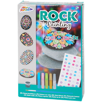 Action Set de pintura para piedras Grafix oferta