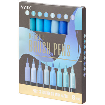 Action Rotuladores metálicos con punta de pincel oferta