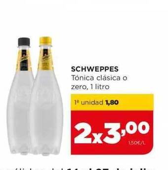 Alimerka Schweppes Tónica Clásica O Zero oferta