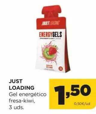 Alimerka Just Loading Gel Energético Fresa-kiwi oferta