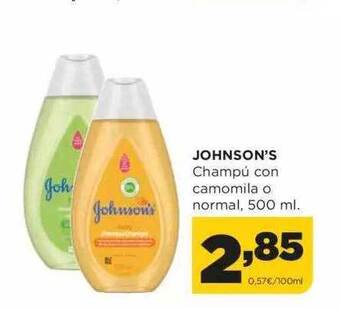 Alimerka Johnson's Champú Con Camomila O Normal oferta
