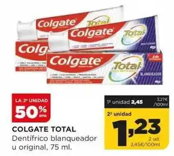 Alimerka La 2a Unidad 50% Dto Colgate Total Dentífrico Blanqueador U Original oferta