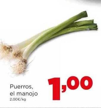 Alimerka Puerros El Manojo oferta