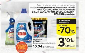 Caprabo 2a Unitat -70% Colon Detergent En Gel oferta