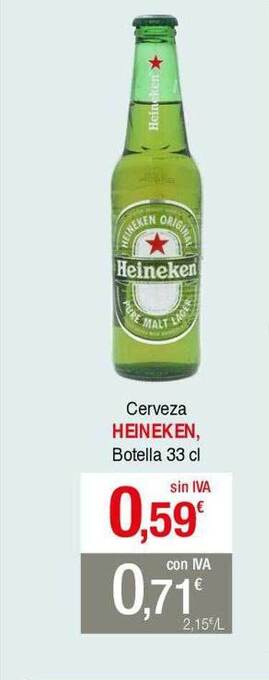 Masymas Cerveza Heineken oferta