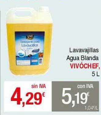 Masymas Lavavajillas Agua Blanda Vivóchef oferta