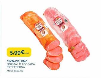 Supermercados La Despensa Cinta De Lomo Normal O Adobada Extratierna oferta