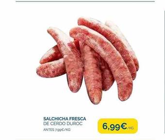 Supermercados La Despensa Salchicha Fresca De Cerdo Duroc oferta