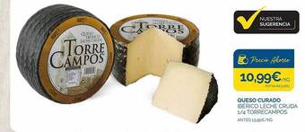 Supermercados La Despensa Queso Curado Ibérico Leche Cruda 1 4 Torrecampos oferta