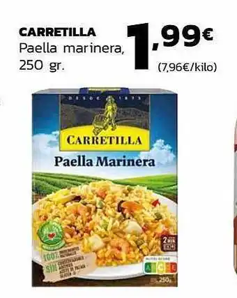 Supermercados Lupa Carretilla Paella Marinera oferta