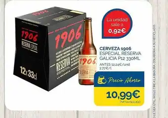 Cash Ecofamilia Cerveza 1906 Especial Reserva Galicia oferta