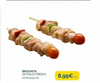 Cash Ecofamilia Brocheta De Pollo Fresca oferta
