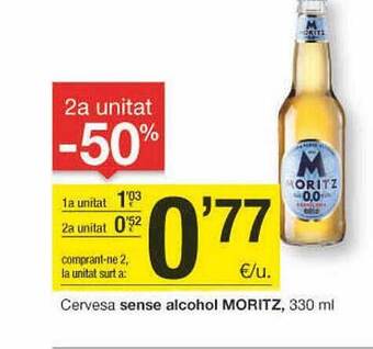 BonpreuEsclat 2a Unitat -50% Cervesa Sense Alcohol Moritz oferta