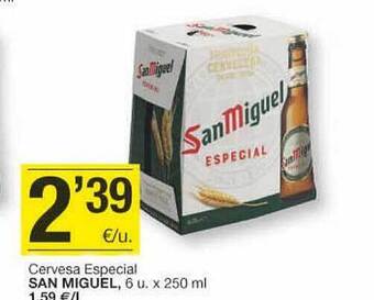 BonpreuEsclat Cervesa Especial San Miguel oferta