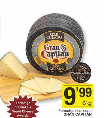BonpreuEsclat Formatge Semicurat Gran Capitán oferta