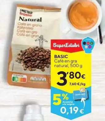 Caprabo Basic Café En Gra Natural oferta