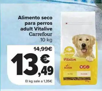 Carrefour Alimento Seco Para Perros Adult Vitalive Carrefour oferta