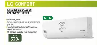 Milar Lg Confort Aire Acondicionador Lg 32confwf12eset oferta