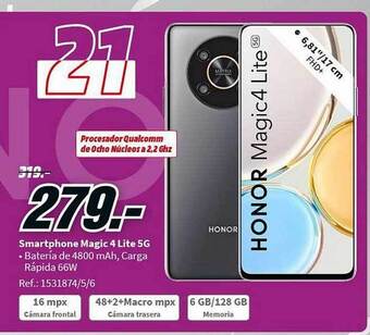 MediaMarkt Smartphone Magic 4 Lite 5g oferta