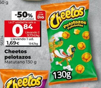 Dia Cheetos pelotazos Matutano 130 g oferta