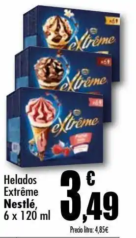 Unide Supermercados Helados extreme nestlé oferta