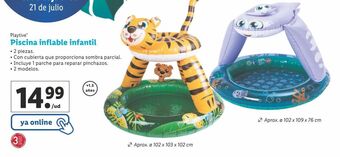 Lidl Piscina hinchable playtive oferta