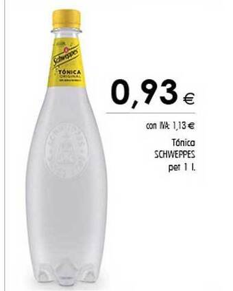 Cash Ifa Tónica Schweppes oferta