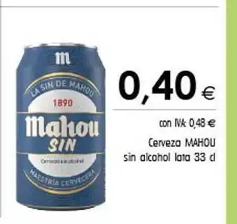 Cash Ifa Cerveza Mahou Sin Alcohol oferta