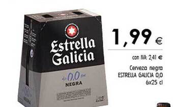 Cash Ifa Cerveza Negra Estrella Galicia 0.0 oferta