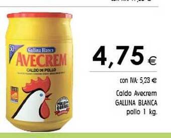 Cash Ifa Caldo Avecrem Gallina Blanca oferta